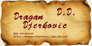 Dragan Đerković vizit kartica